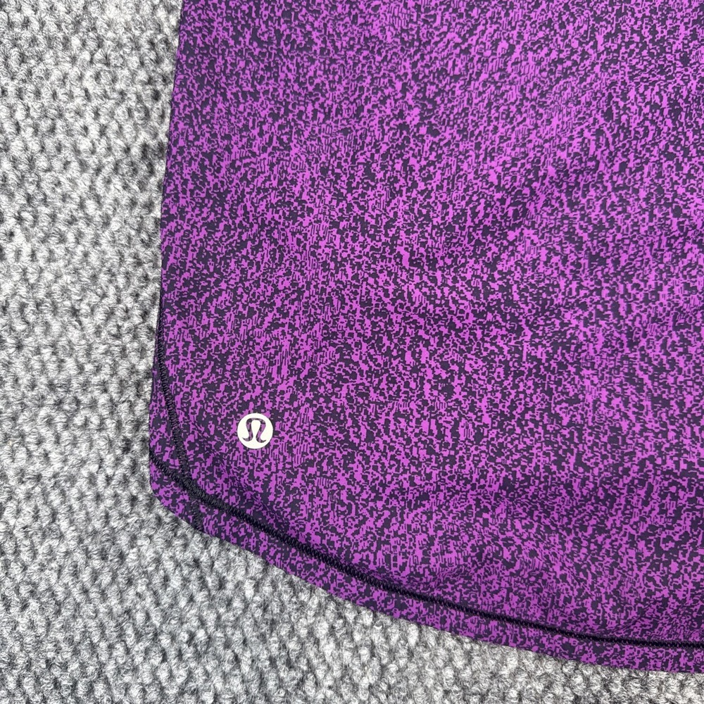 Lululemon Sculpt Tank II Top M Circuit Aurora Black Purple Mesh Sleeveless Yoga - Picture 9 of 9